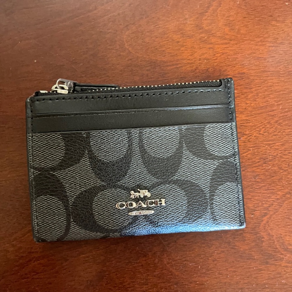 Coach key chain wallet